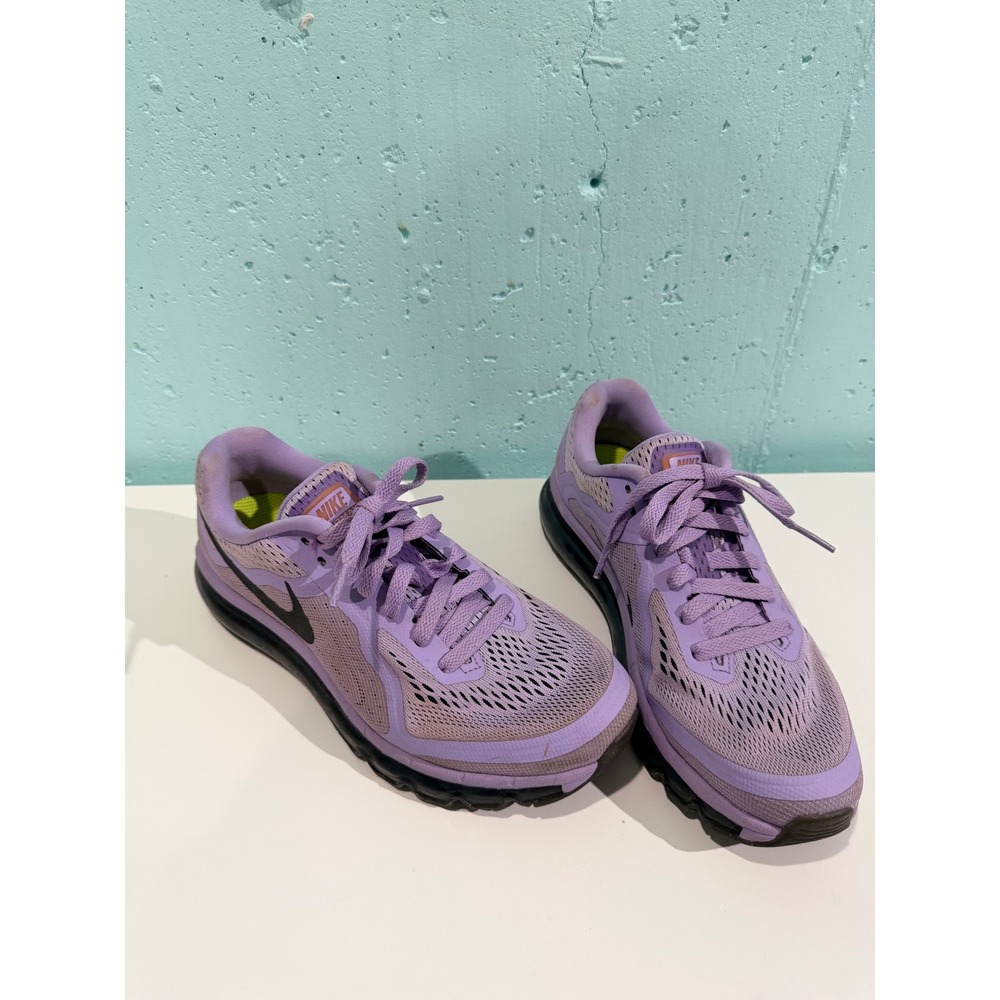 Nike Air Max 2014 Womens Running Shoes Purple Black 621078-502 Size 8